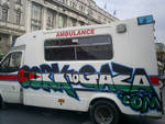 Click on image to see full-sized version Viva Palestina Cork to Gaza Ambulance