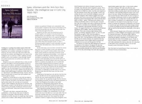 Click on image to see full-sized version Hart's Review - History Ireland March April 07