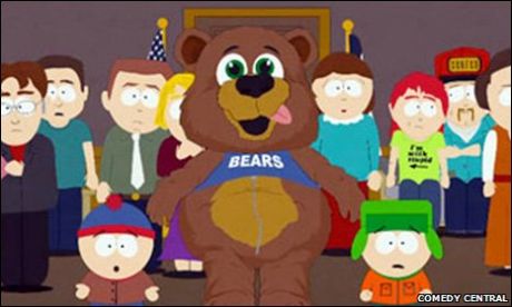 Muhammad in a bear suit
