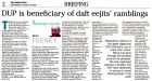 Brian Feeney takes dim view of non event