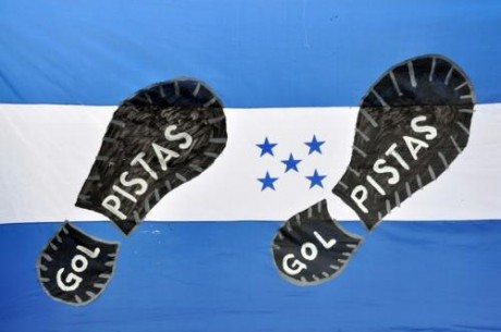 this is a pun, golpista = putschist. gol = goal - pista = track - so that explained, where you do you reckon they're going next?