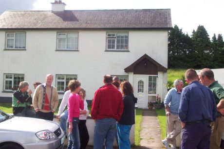 Friends and Neighbours outside Roddy Household, June 21st.