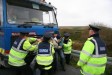 Protesters in front of Shell truck at Bellanaboy Bridge