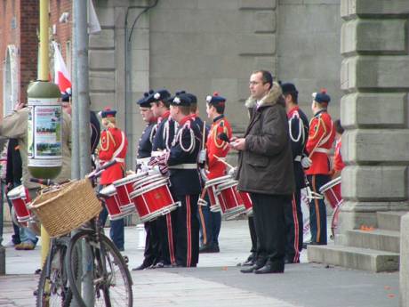 One of the Marching Bands with the Orange March