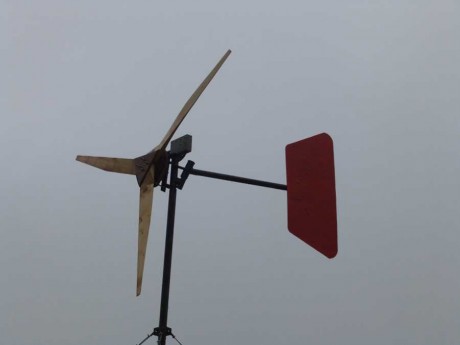 A community built wind turbine