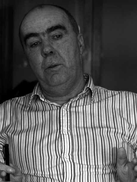 Pat O'Donnell at a recent ShelltoSea press conference in Dublin.   Michael Gallagher 2009 