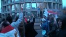 Passing, consiglieres Mubarak and Suleiman's, Mafia Don's local HQ drew strong anger and contempt
