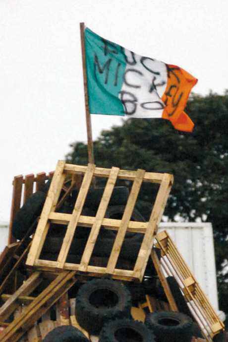 Continuing in the tradition of Joe Bratty - Orangemen in Ahoghill respond to the sectarian killing of Michael McIlveen