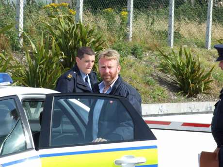 Click on image to see full-sized version Niall with Garda Hugh Egan MY101