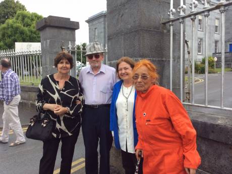 Carol, Justin, Mairead and Margaretta at Ennis