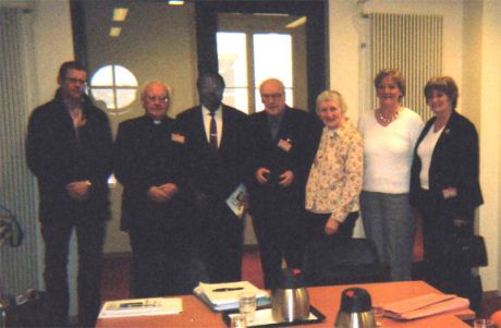 Click on image to see full-sized version Delegation meets United Nations Special Rapporteur Ligbo