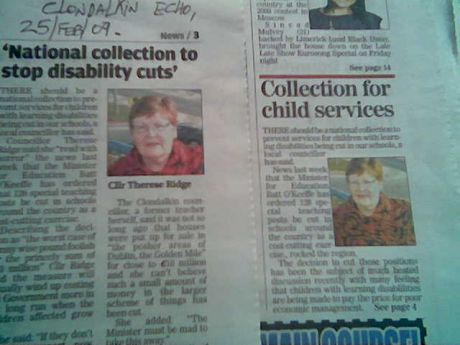 Click on image to see full-sized version Door-to-door collections to fund childrens education?