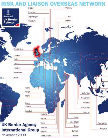 Aer Lingus staff managing Risk Liaison Overseas Network borders