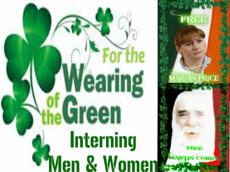 Interning Men and Women For the Wearing of the Green