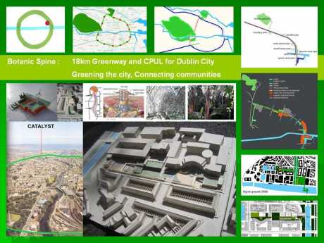 Click on image to see full-sized version cities as forests : Botanic Spine, Dublin greenway and CPUL
