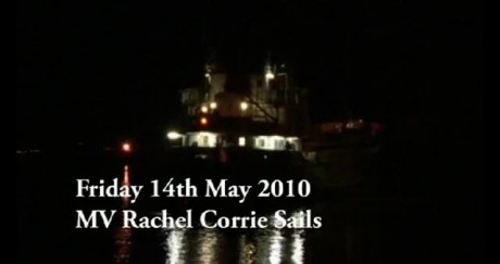 Click on image to see full-sized version Rachel Corry leaves for Gaza