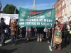 Staff, volunteer and child from Jobstown CDP on the march Sept 30th