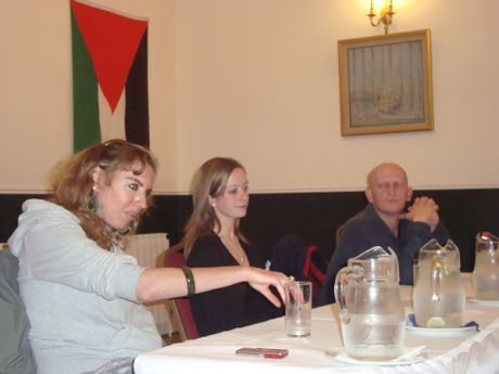 L-R: Caoimhe Butterly, Freda Hughes and Derek Graham