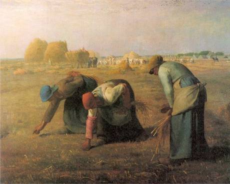 Click on image to see full-sized version Jean-François Millet The Gleaners (1857)