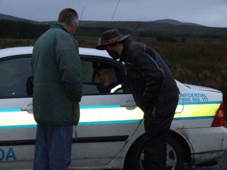 Thanking the Garda